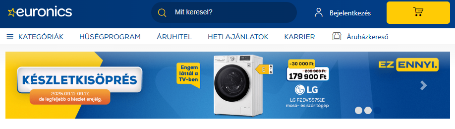 termékackió stratégia készletkisöprés